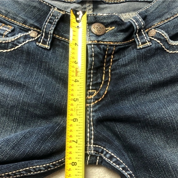 Silver McKenzie Crop Capri Jeans Dark Wash Size 29 - Picture 9 of 10